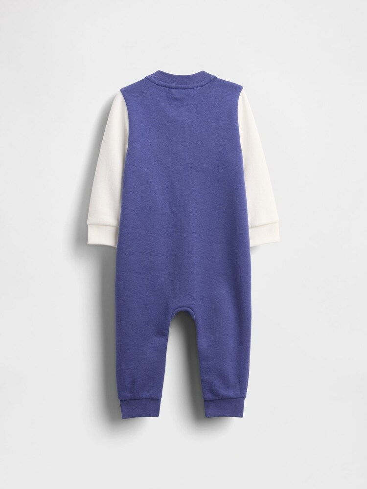 Gap Blue/White Disney Baby VintageSoft Varsity One-Piece (Newborn-24mths) (0-24mths) - Image 2 of 4