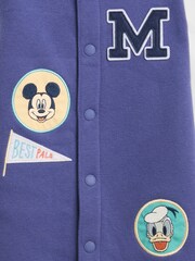 Gap Blue/White Disney Baby VintageSoft Varsity One-Piece (Newborn-24mths) (0-24mths) - Image 3 of 4
