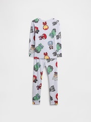 Gap Blue Marvel Avengers Pyjama Set (6mths-5yrs) (6mths-5yrs) - Image 2 of 3