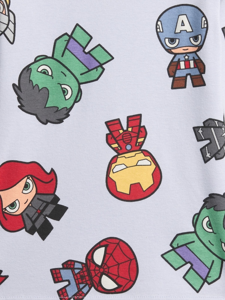 Gap Blue Marvel Avengers Pyjama Set (6mths-5yrs) (6mths-5yrs) - Image 3 of 3