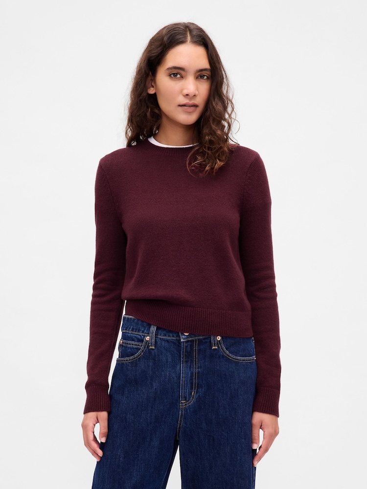 Gap Red Soft Touch Crew Neck Jumper - Image 1 of 4