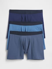 Gap Blue 5 inch Boxer Briefs 3-Pack - Image 1 of 1