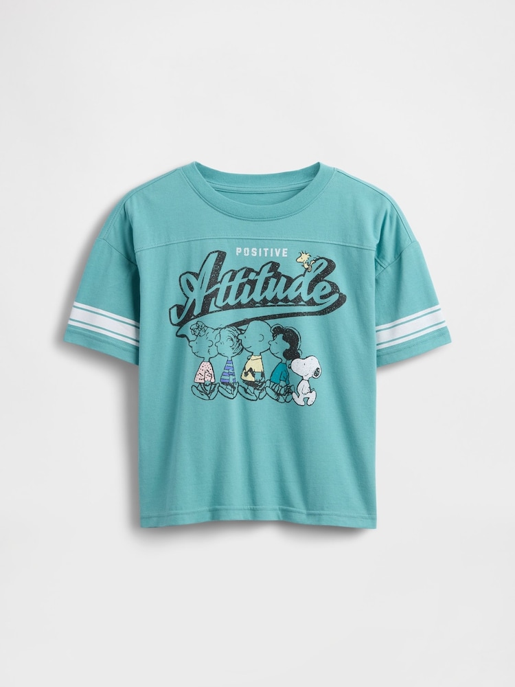 Gap Blue Oversized Graphic T-Shirt (4-13yrs) - Image 1 of 4