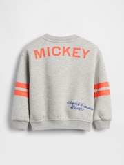 Gap Grey Mickey Mouse Disney Vintage Soft Sweatshirt (6mths-5yrs) (6mths-5yrs) - Image 2 of 2