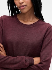 Gap Red Merino Crew Neck Sweatshirt - Image 4 of 4