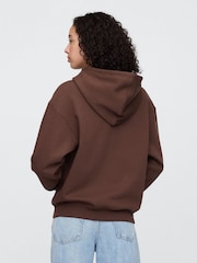 Gap Brown Heritage Zip Up Hoodie - Image 2 of 5