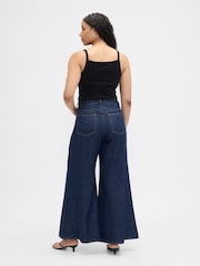 Gap Dark Wash Blue Ultra Soft Pull On Baggy Jeans - Image 6 of 7