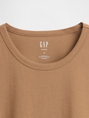 Gap Brown Cotton VintageSoft T-Shirt - Image 4 of 4