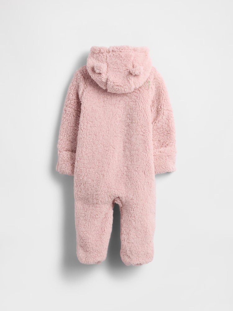 Rosa - Gap Teddy Sherpa Jacket (Newborn-12mths) (0-12mths) - Imagen 2 de 3