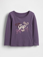 Gap Purple Graphic T-Shirt (6mths-5yrs) (6mths-5yrs) - Image 1 of 3