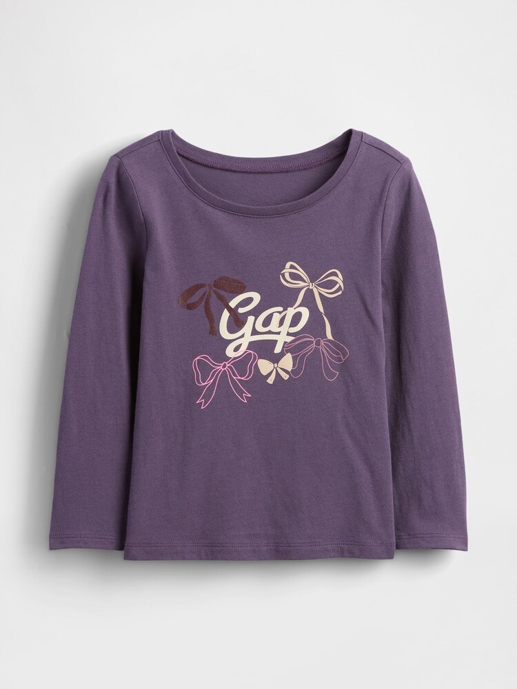 Gap Purple Graphic T-Shirt (6mths-5yrs) (6mths-5yrs) - Image 1 of 3