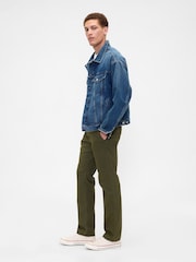 Gap Green Essential Chinos in Straight Fit - Image 4 of 6