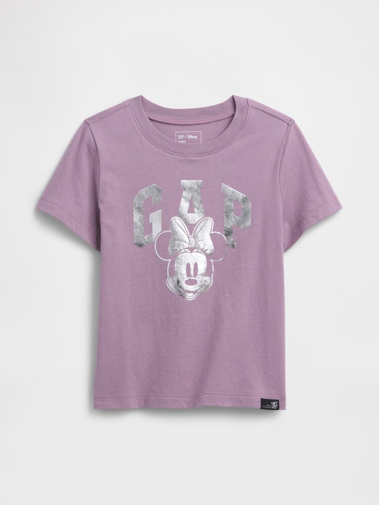 Gap Purple Disney Minnie Mouse Logo T-Shirt (6mths-5yrs) - Image 1 of 3 Gap Purple Disney Minnie Mouse Logo T-Shirt (6mths-5yrs) - Image 1 of 3