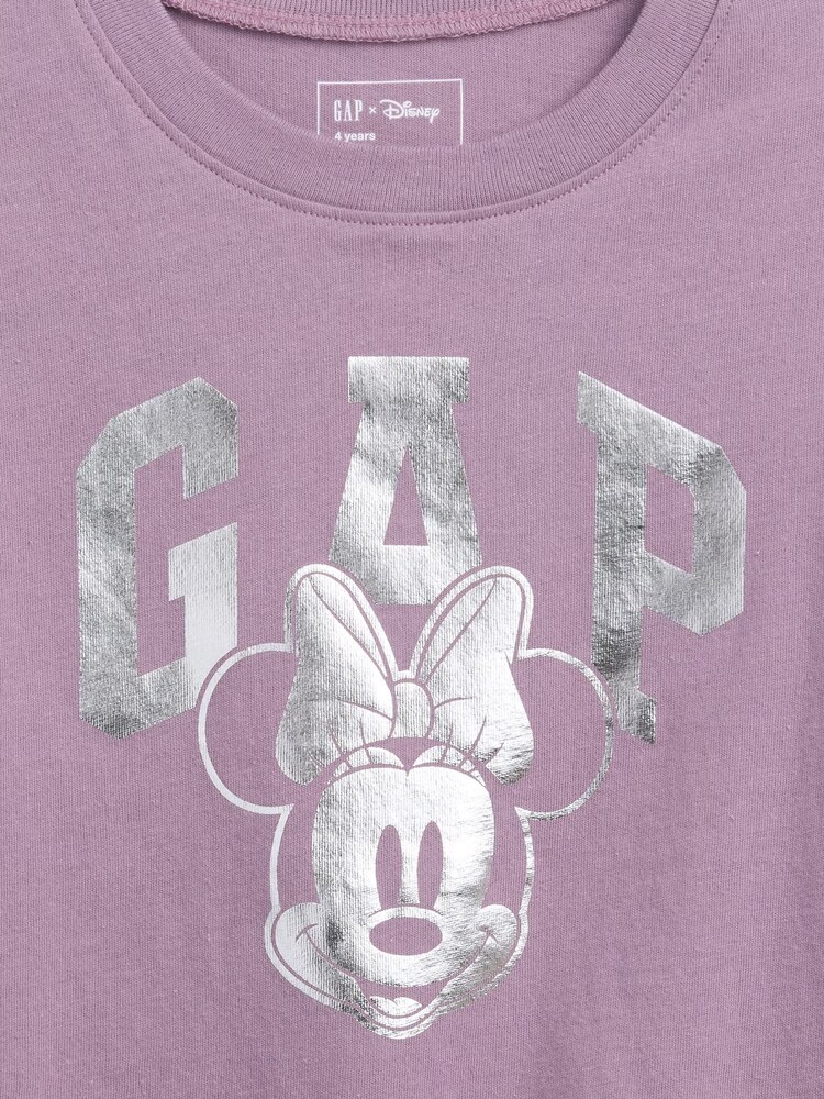 Gap Purple Disney Minnie Mouse Logo T-Shirt (6mths-5yrs) - Image 3 of 3 Gap Purple Disney Minnie Mouse Logo T-Shirt (6mths-5yrs) - Image 3 of 3