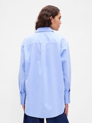 Gap Blue Cotton Oxford Big Shirt - Image 2 of 4
