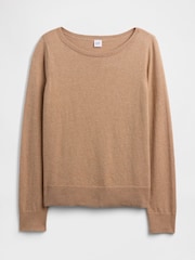 Gap Brown Bella Boat Neck Jumper - Image 4 of 5
