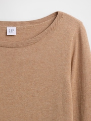 Gap Brown Bella Boat Neck Jumper - Image 5 of 5