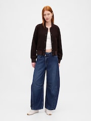 Gap High Waisted UltraSoft Crossover Horseshoe Jeans - Bild 6 von 6