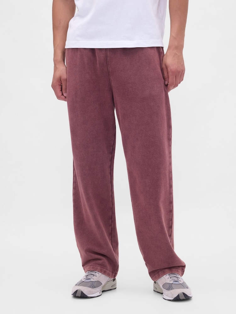 Gap Washed Red Heavyweight Relaxed Joggers - Image 1 of 5