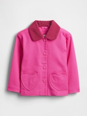 Gap Pink Heart-Pocket Jacket (6mths-5yrs) - Image 1 of 2