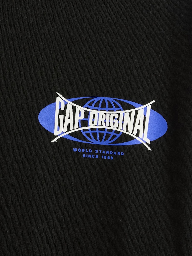 Gap Black 2-in-1 Graphic T-Shirt (4-13yrs) (4-13yrs) - Image 2 of 2