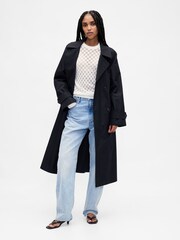 Gap White Pointelle Sweatshirt - Image 3 of 4