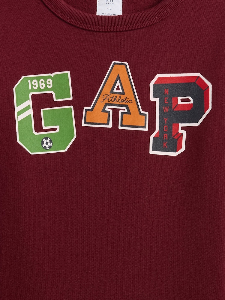 Gap Burgundy Red Logo Sweatshirt (4-13yrs) (4-13yrs) - Image 3 of 3