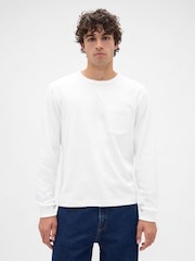 Gap White Heavyweight Relaxed T-Shirt - Image 1 of 4