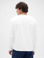 Gap White Heavyweight Relaxed T-Shirt - Image 2 of 4