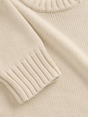 Gap Cream Cotton Oversized Jumper - Image 4 of 4