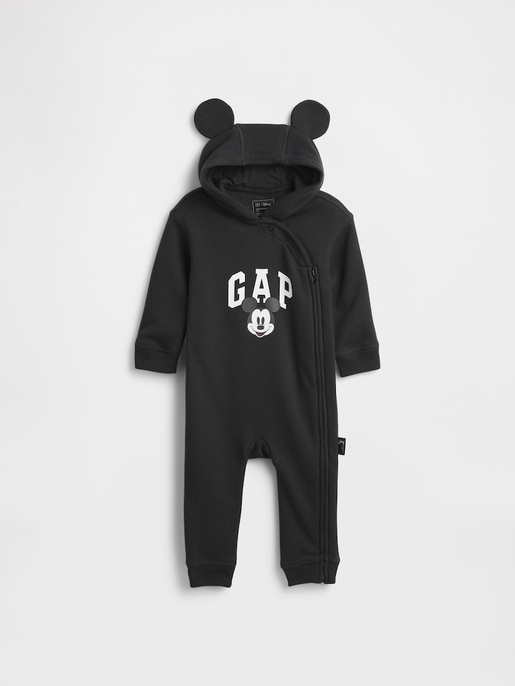 Gap Black Disney Logo Sleepsuits 1 Piece (0-24mths) - Image 1 of 3 Gap Black Disney Logo Sleepsuits 1 Piece (0-24mths) - Image 1 of 3