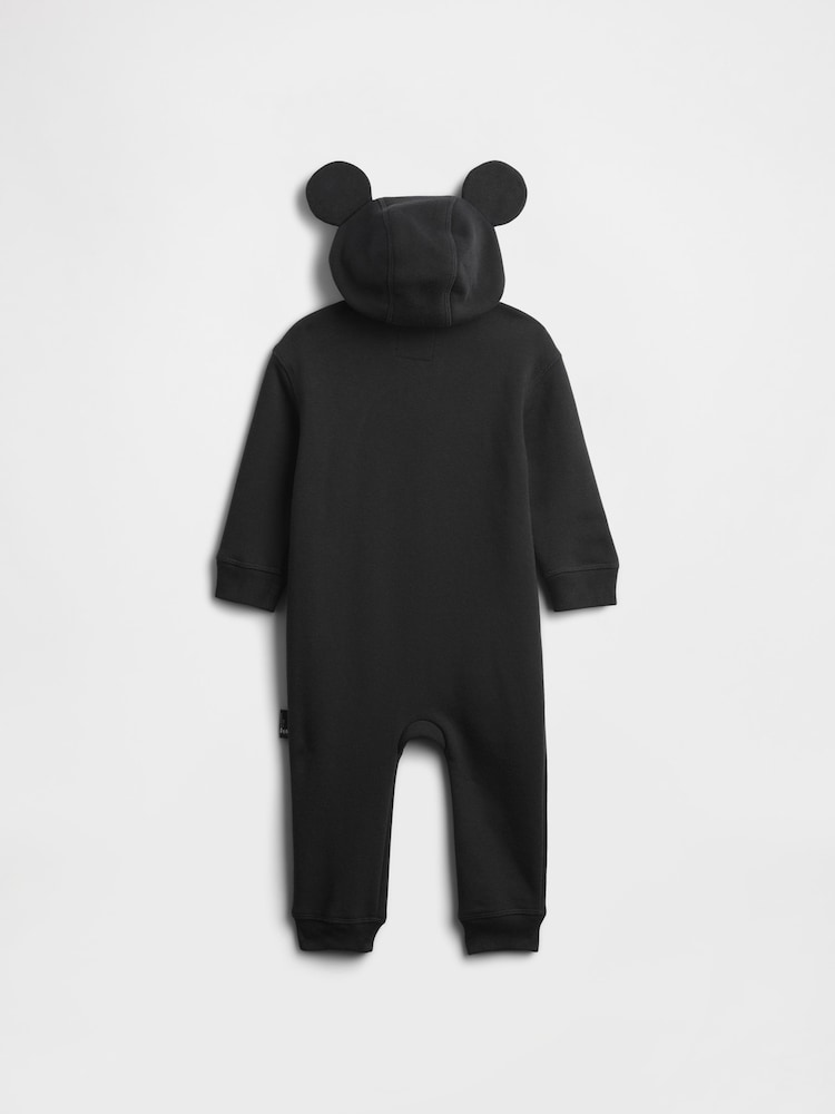 Gap Black Disney Logo Sleepsuits 1 Piece (0-24mths) - Image 2 of 3 Gap Black Disney Logo Sleepsuits 1 Piece (0-24mths) - Image 2 of 3