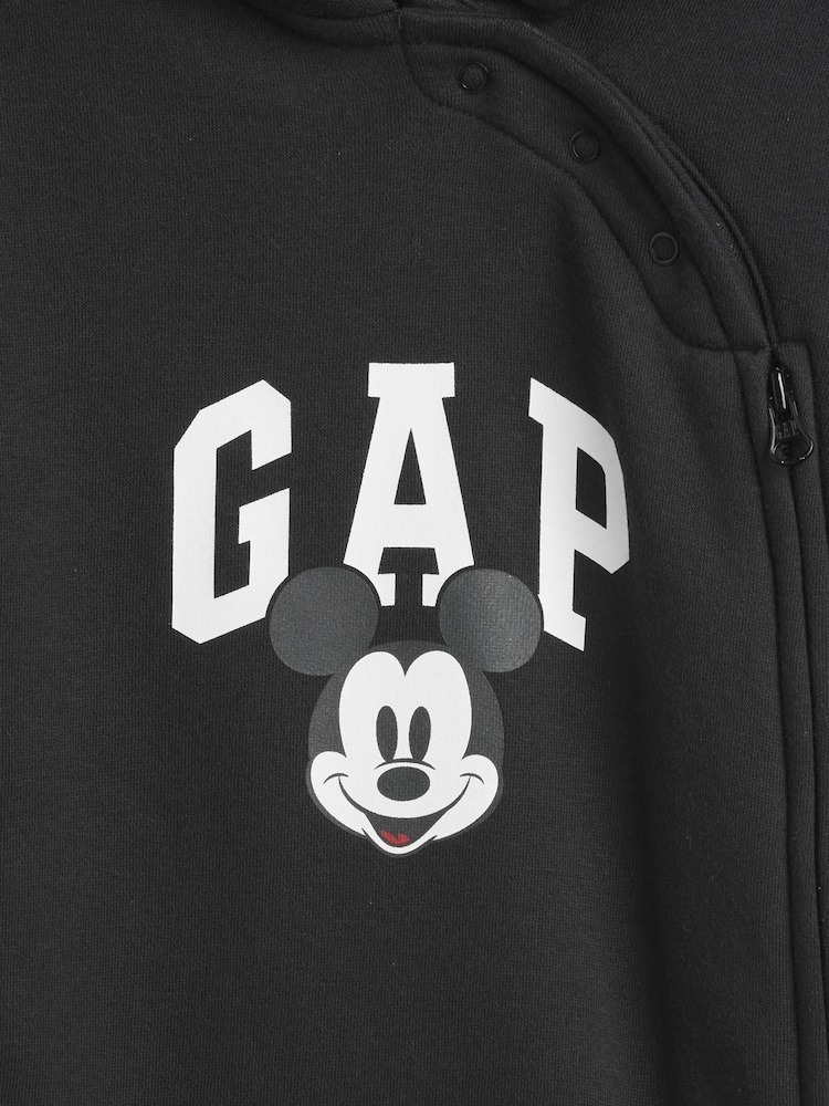 Gap Black Disney Logo Sleepsuits 1 Piece (0-24mths) - Image 3 of 3 Gap Black Disney Logo Sleepsuits 1 Piece (0-24mths) - Image 3 of 3