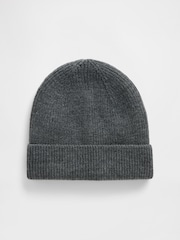 Gap Grey Cosy Ribbed Beanie - Image 1 of 1