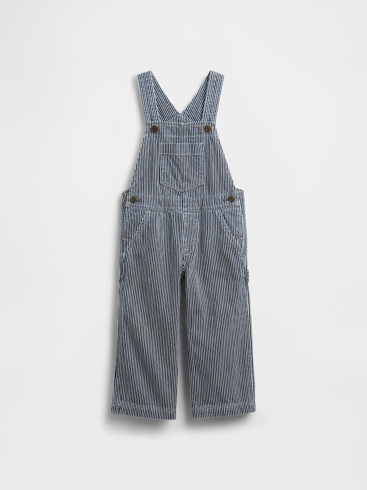 Gap Blue Denim Stripe Baggy All-In-One (6mths-5yrs) - Image 1 of 2 Gap Blue Denim Stripe Baggy All-In-One (6mths-5yrs) - Image 1 of 2