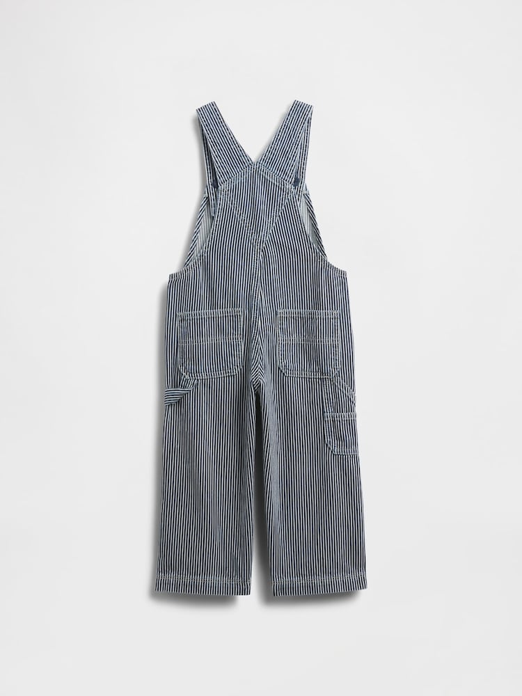 Gap Blue Denim Stripe Baggy All-In-One (6mths-5yrs) - Image 2 of 2 Gap Blue Denim Stripe Baggy All-In-One (6mths-5yrs) - Image 2 of 2