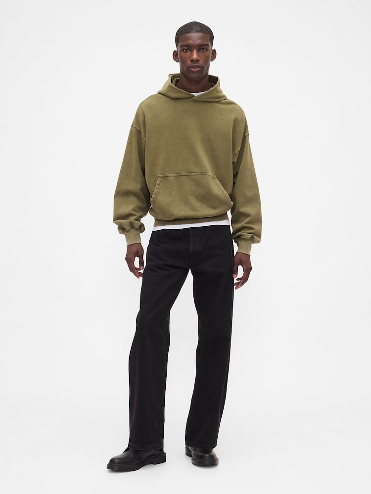 Gap Green Oversized Heavyweight Hoodie - Image 4 of 4