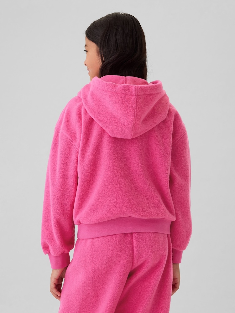 Gap Pink Arch Logo Zip Hoodie (4-13yrs) (4-13yrs) - Image 2 of 4