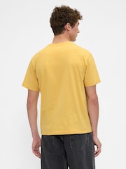Gap Yellow Everyday Soft Relaxed Graphic T-Shirt - Image 2 of 4