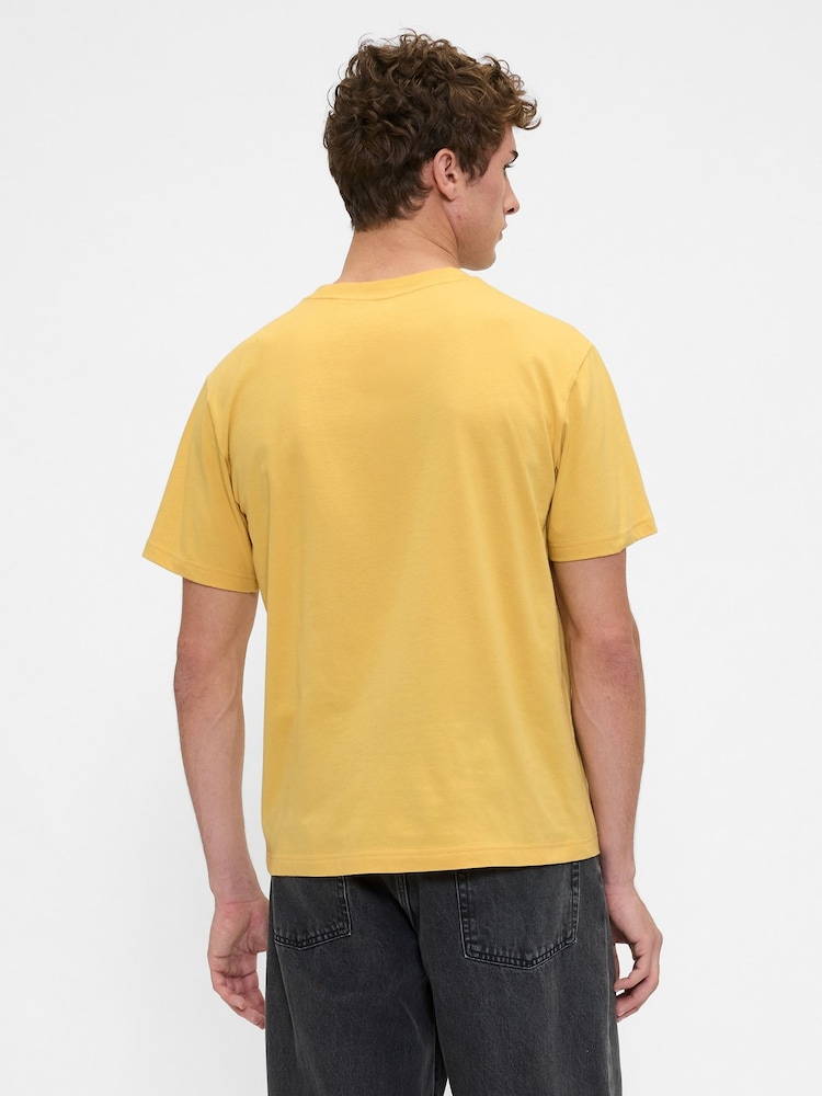 Gap Yellow Everyday Soft Relaxed Graphic T-Shirt - Image 2 of 4 Gap Yellow Everyday Soft Relaxed Graphic T-Shirt - Image 2 of 4