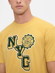 Gap Yellow Everyday Soft Relaxed Graphic T-Shirt - Image 4 of 4