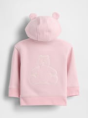 Gap VintageSoft Bear Logo Zip Hoodie (Newborn-24mths) (0-24mths) - Slika 2 iz 2