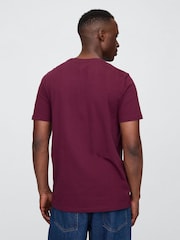 Gap Red Everyday Soft Crew Neck T-Shirt - Image 2 of 5