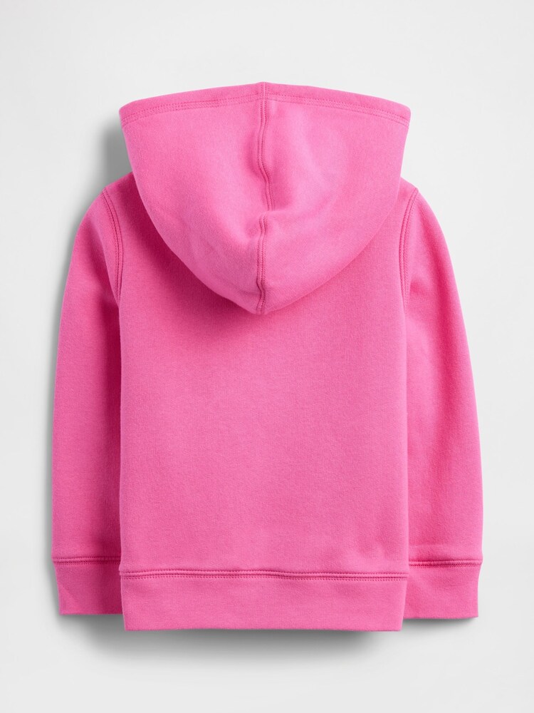 Gap Pink Logo Sherpa Lined Hoodie (6mths-5yrs) (6mths-5yrs) - Image 2 of 3