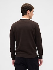 Gap Brown CashSoft Crew Sweatshirt - Image 2 of 4