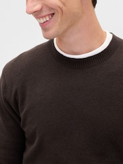 Gap Brown CashSoft Crew Sweatshirt - Image 4 of 4
