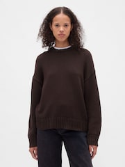 Gap Brown Relaxed Sweatshirt - Image 1 of 4