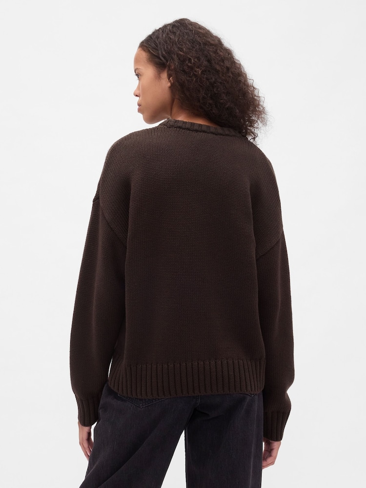 Gap Brown Relaxed Sweatshirt - Image 2 of 4