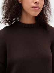 Gap Brown Relaxed Sweatshirt - Image 4 of 4