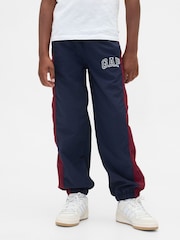 Gap Blue Polyamide Relaxed Logo Joggers (4-13yrs) (4-13yrs) - Image 3 of 5